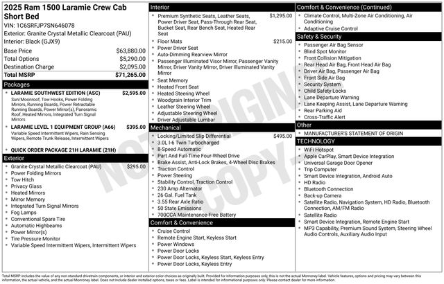 ram ram 1500 pickup 2025 1C6SRFJP7SN646078 image ram ram 1500 pickup 2025 1C6SRFJP7SN646078 image